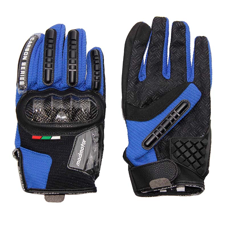 Motocross Handschuhe MadMotor blau